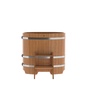 Купель BentWood овальная из дуба (0,59х1,06 м.), h=1 м. Натуральная Премиум для бани фото - 4 BentWood овальная из дуба (0,59х1,06 м.), h=1 м. Натуральная Премиум купель фото фото - 4