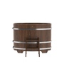 Купель BentWood овальная из дуба (0,69х1,31 м.), h=1 м. Мореная Премиум доступна в интернет-магазине фото - 4 BentWood овальная из дуба (0,69х1,31 м.), h=1 м. Мореная Премиум купель фото фото - 4