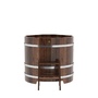BentWood угловая из лиственницы (1,03 х1,03 м.), h=1 м. Мореная Премиум купель фото  фото - 4