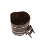 BentWood угловая из лиственницы (1,19 х1,19 м.), h=1 м. Мореная Премиум для контрастных процедур фото - 2 BentWood угловая из лиственницы (1,19 х1,19 м.), h=1 м. Мореная Премиум купель фото фото - 2