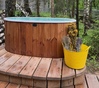 Купель с композитной вставкой недорого фото - 12 Купель с композитной вставкой из термососны фото - 12